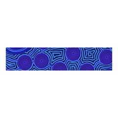 Authentic Aboriginal Art - Rivers Around Us Velvet Scrunchie