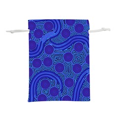 Authentic Aboriginal Art - Rivers Around Us Lightweight Drawstring Pouch (S)