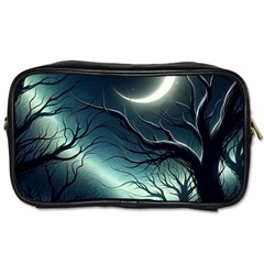 Moon Moonlit Forest Fantasy Midnight Toiletries Bag (two Sides)