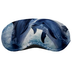 Dolphins Sea Ocean Water Sleep Mask