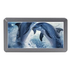 Dolphins Sea Ocean Water Memory Card Reader (mini) by Cemarart