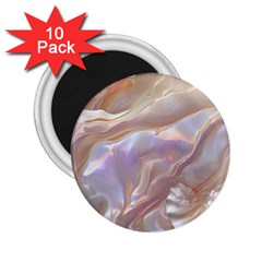 Silk Waves Abstract 2 25  Magnets (10 Pack) 