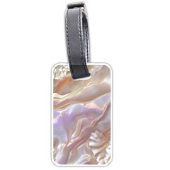 Silk Waves Abstract Luggage Tag (one Side)