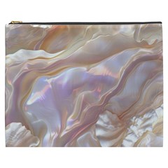 Silk Waves Abstract Cosmetic Bag (xxxl)