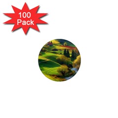 Countryside Landscape Nature 1  Mini Magnets (100 Pack) 