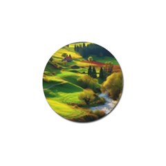 Countryside Landscape Nature Golf Ball Marker (4 Pack)