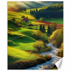 Countryside Landscape Nature Canvas 16  X 20 