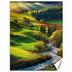 Countryside Landscape Nature Canvas 36  X 48 