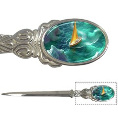 Seascape Boat Sailing Letter Opener by Cemarart