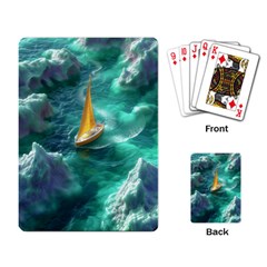 Seascape Boat Sailing Playing Cards Single Design (rectangle)