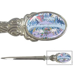 Art Psychedelic Mountain Letter Opener