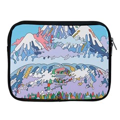 Art Psychedelic Mountain Apple Ipad 2/3/4 Zipper Cases by Cemarart