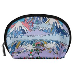 Art Psychedelic Mountain Accessory Pouch (large)