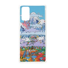 Art Psychedelic Mountain Samsung Galaxy Note 20 Tpu Uv Case by Cemarart