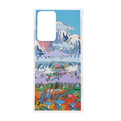 Art Psychedelic Mountain Samsung Galaxy Note 20 Ultra Tpu Uv Case by Cemarart