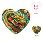 Chinese New Year – Year of the Dragon Playing Cards Single Design (Heart) Front