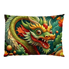 Chinese New Year ¨c Year Of The Dragon Pillow Case (two Sides)