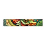 Chinese New Year – Year of the Dragon Premium Plush Fleece Scarf (Mini) Front