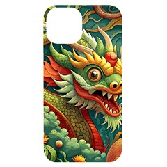 Chinese New Year – Year Of The Dragon Iphone 14 Black Uv Print Case by Valentinaart