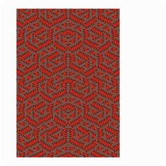 Hexagon Motif Geometric Tribal Style Pattern Small Garden Flag (Two Sides)