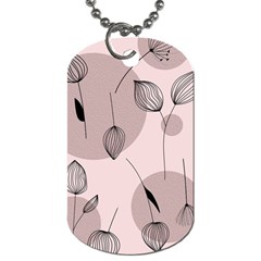 Flowers Pattern Botanical Scrapbook Dog Tag (one Side) by Grandong