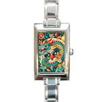 Chinese New Year – Year of the Dragon Rectangle Italian Charm Watch Front