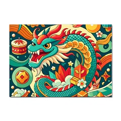 Chinese New Year ¨c Year Of The Dragon Sticker A4 (100 Pack) by Valentinaart