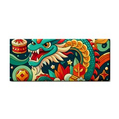 Chinese New Year ¨c Year Of The Dragon Hand Towel by Valentinaart