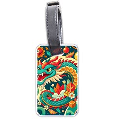 Chinese New Year ¨c Year Of The Dragon Luggage Tag (one Side)