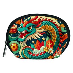 Chinese New Year ¨c Year Of The Dragon Accessory Pouch (medium) by Valentinaart