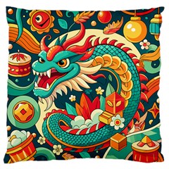 Chinese New Year ¨c Year Of The Dragon Standard Premium Plush Fleece Cushion Case (one Side) by Valentinaart