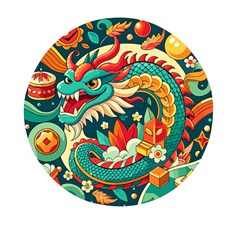 Chinese New Year ¨c Year Of The Dragon Mini Round Pill Box (pack Of 5)