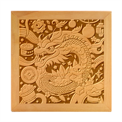 Chinese New Year ¨c Year Of The Dragon Wood Photo Frame Cube