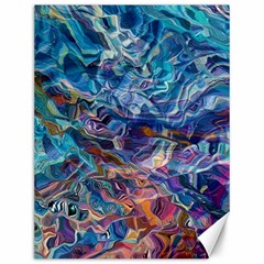 Kaleidoscopic Currents Canvas 12  X 16  by kaleidomarblingart