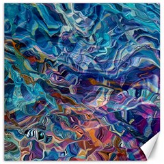 Kaleidoscopic Currents Canvas 20  X 20  by kaleidomarblingart