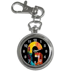 Abstract, Dark Background, Black, Typography,g Key Chain Watches