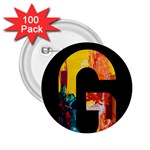 Abstract, Dark Background, Black, Typography,g 2.25  Buttons (100 pack)  Front