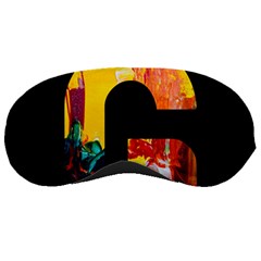 Abstract, Dark Background, Black, Typography,g Sleep Mask