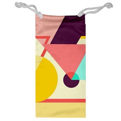 Bicycle, Geometric Figures, Art, Jewelry Bag