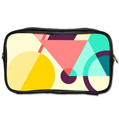 Bicycle, Geometric Figures, Art, Toiletries Bag (two Sides) by nateshop