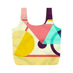 Bicycle, Geometric Figures, Art, Full Print Recycle Bag (M) Back
