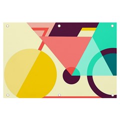 Bicycle, Geometric Figures, Art, Banner And Sign 6  X 4 