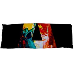 Bstract, Dark Background, Black, Typography,a Body Pillow Case Dakimakura (two Sides)