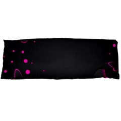 Butterflies, Abstract Design, Pink Black Body Pillow Case Dakimakura (two Sides)