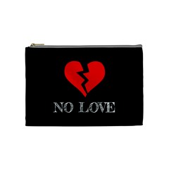 No Love, Broken, Emotional, Heart, Hope Cosmetic Bag (medium) by nateshop