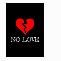 No Love, Broken, Emotional, Heart, Hope Large Garden Flag (two Sides)