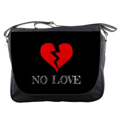 No Love, Broken, Emotional, Heart, Hope Messenger Bag by nateshop