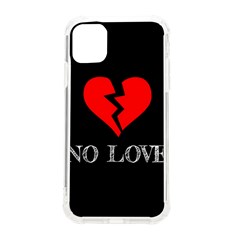 No Love, Broken, Emotional, Heart, Hope Iphone 11 Tpu Uv Print Case by nateshop