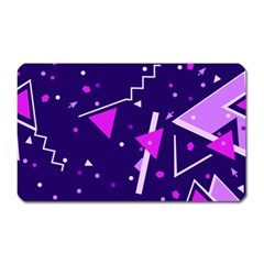 Triangles, Triangle, Colorful Magnet (rectangular) by nateshop