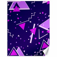 Triangles, Triangle, Colorful Canvas 12  X 16  by nateshop